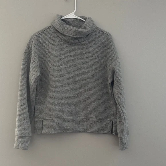 CALIA by Carrie Underwood Charcoal Cowl Neck Sweater - Picture 1 of 3